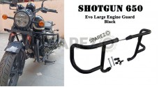 Fit For Royal Enfield Shotgun 650 Evo Engine Guard Pair Black - SPAREZO